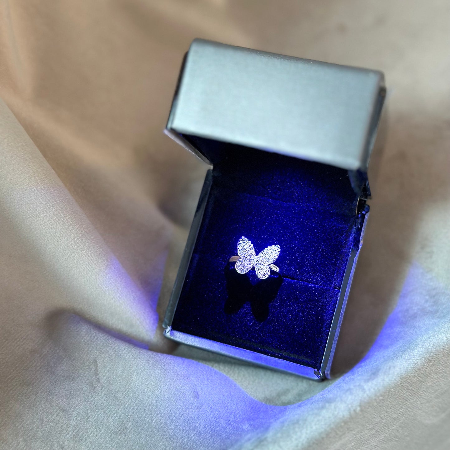 Glam Butterfly Ring